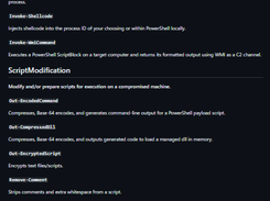PowerSploit PowerShell Screenshot 1