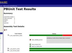 PowerUnit Test result shown in CruiseContol.net