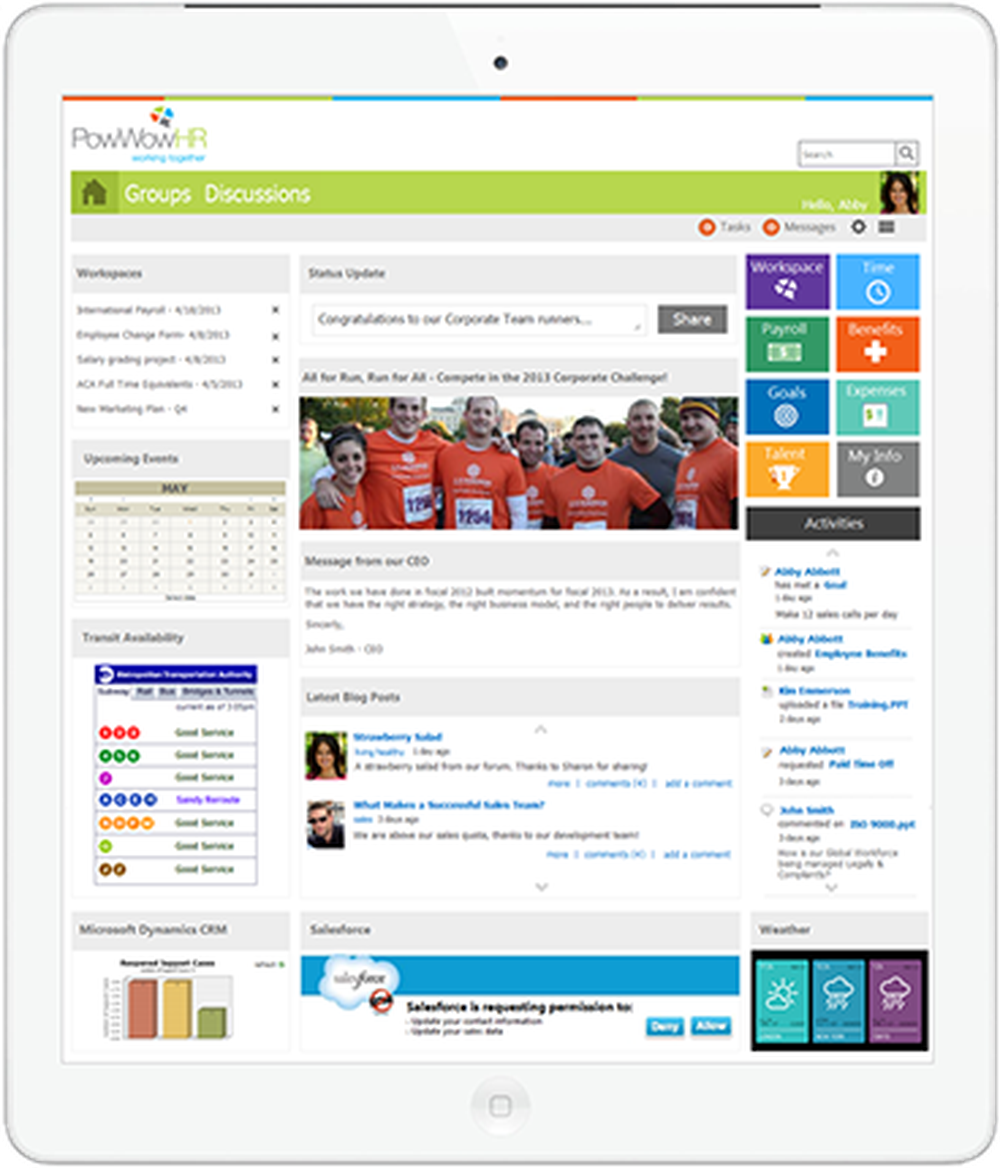 PowWowHR Screenshot 1