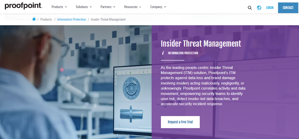 Proofpoint Insider Threat Management Screenshot 1