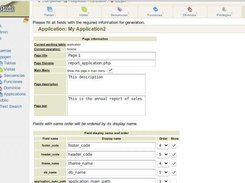 Editing a page's information