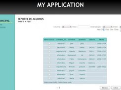 Generated application
