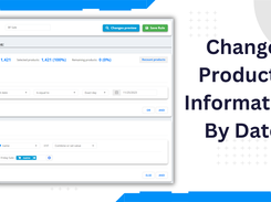 Change any product information in your feeds