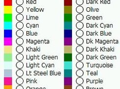 Color Picker screen