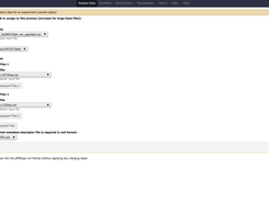 Importing experimental data into qpMerge with Galaxy