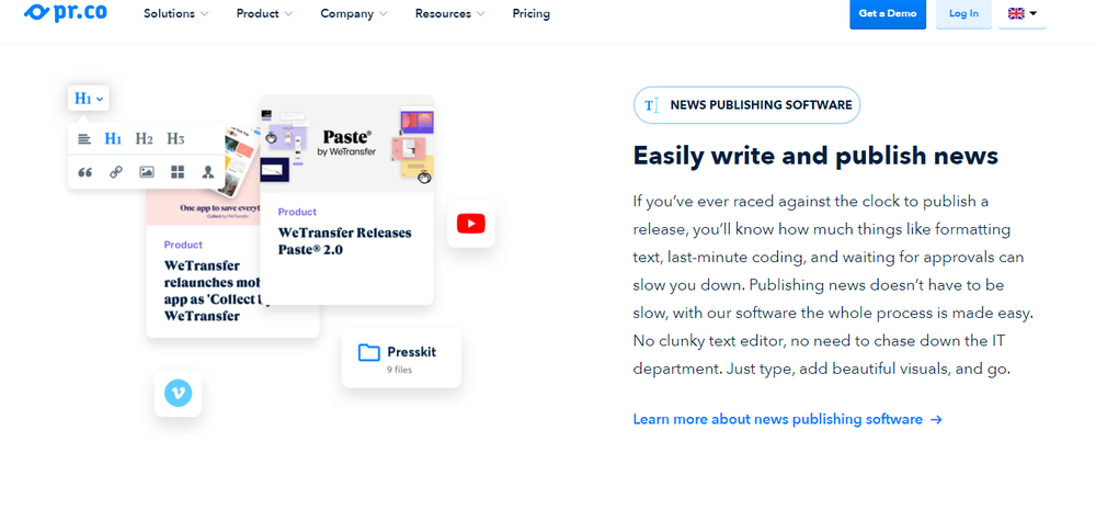 PR.co Screenshot 1