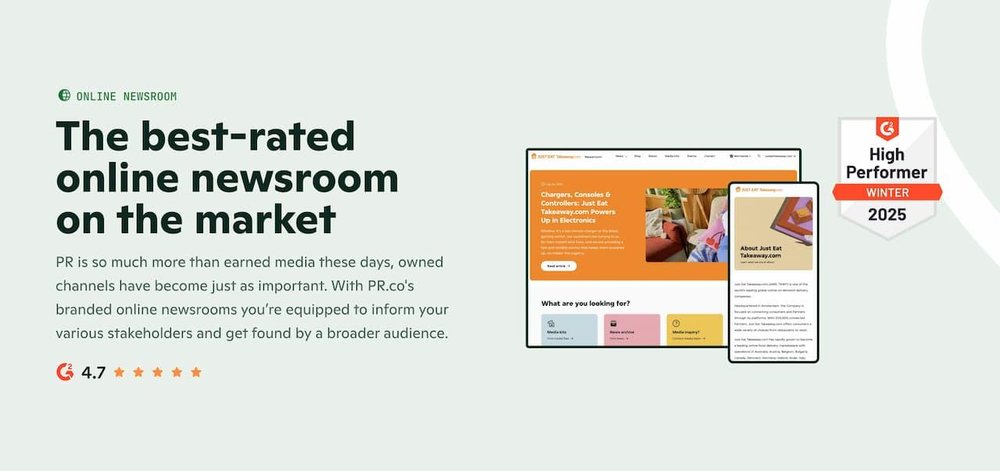 PR.co’s Online Newsroom is your fully branded PR hub—built for journalists, investors, and the public. Centralize all your content, boost SEO, and share updates instantly, making it easy for stakeholders to find, trust, and engage with your brand.