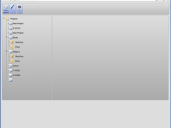 Main page for managing projects