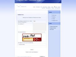 Feedback form using Form Module