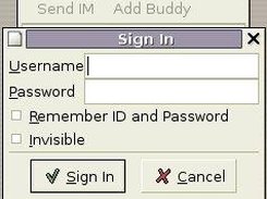 Sign-in Window