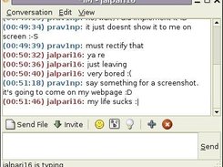 A conversation window