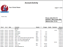 Parent View-Account History