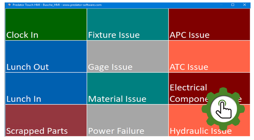 Predator Touch HMI Screenshot 1