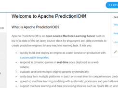 PredictionIO Screenshot 1