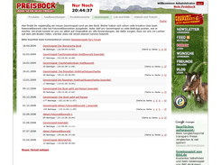 Preisbock Forum Frontend