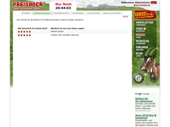 Product rating page Frontend