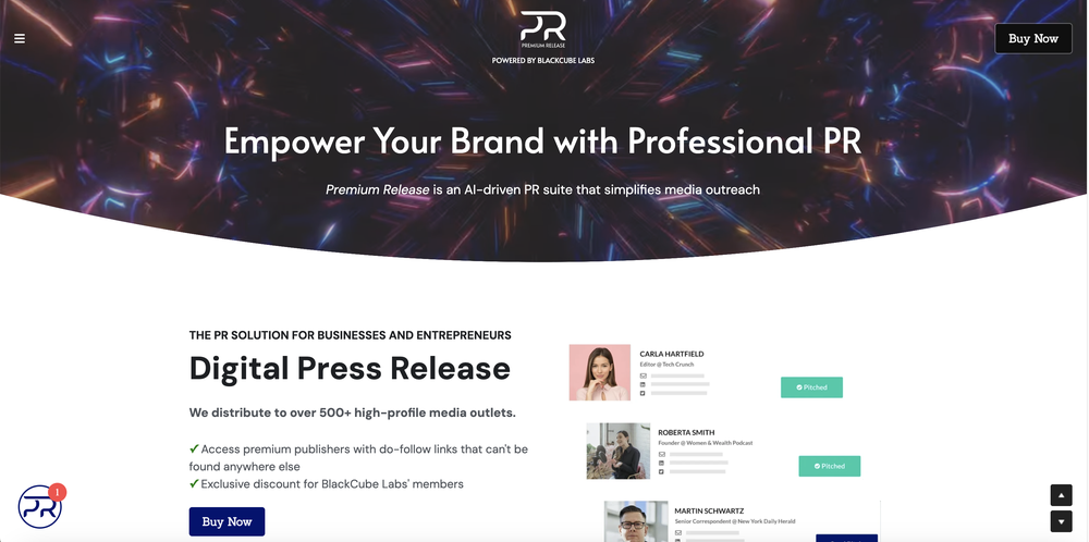 Premium Release Homepage