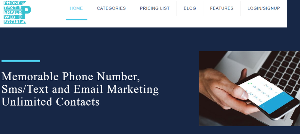 PremiumTollFreeVanity.com Screenshot 1