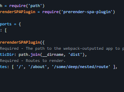 Prerender SPA Plugin Screenshot 2