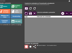 Presentador | Control Panel | English