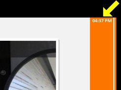 1. Clock in the corner of a slide