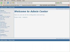 Admin Center, Welcome