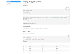 Pretty Jupyter Screenshot 1
