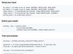 PrettyTensor Screenshot 1