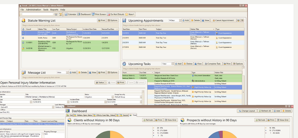 Prevail Case Management System Screenshot 1