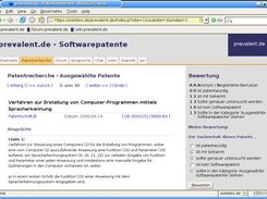 Prevalent2 - Browsing selected patent applications