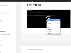 Right Click Disable on Video . Bypass to Document Right Click