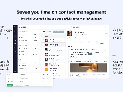 Saves you time on contact management