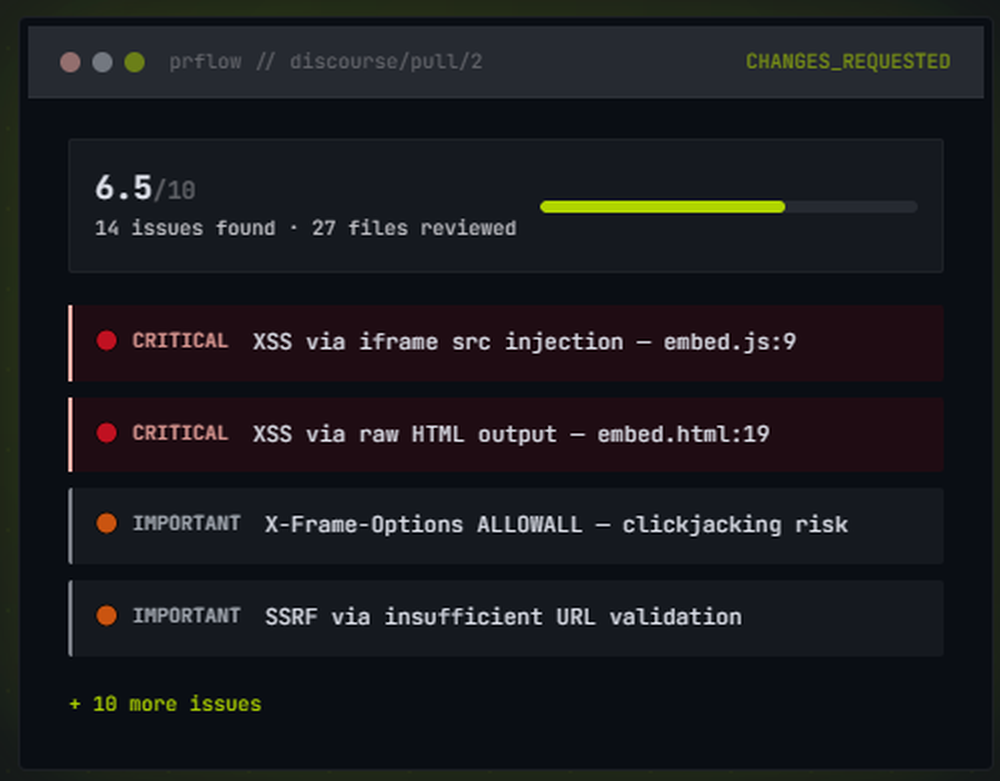 PRFlow Screenshot 1