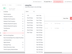 Reporting metrics