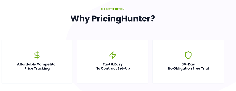 Why small and medium sized retailers choose PricingHunter.