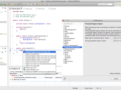 ProtectedRegionImport Eclipse Plugin Screenshot 1