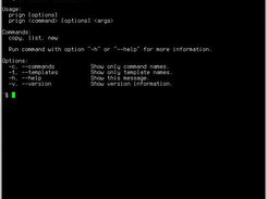 Prigner usage message