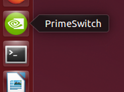The icon shows the active GPU.