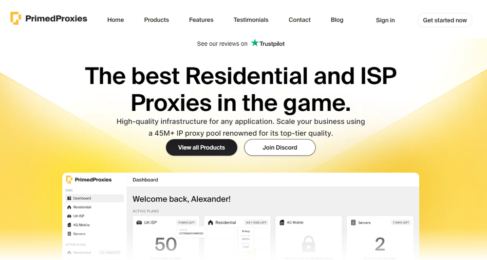 Primed Proxies Screenshot 1