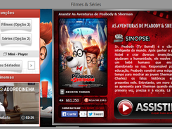 Ao escolher no Menu "Filmes & Séries"