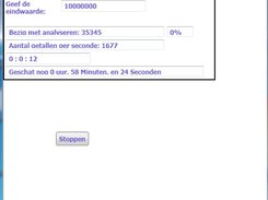 Calculate primenumbers