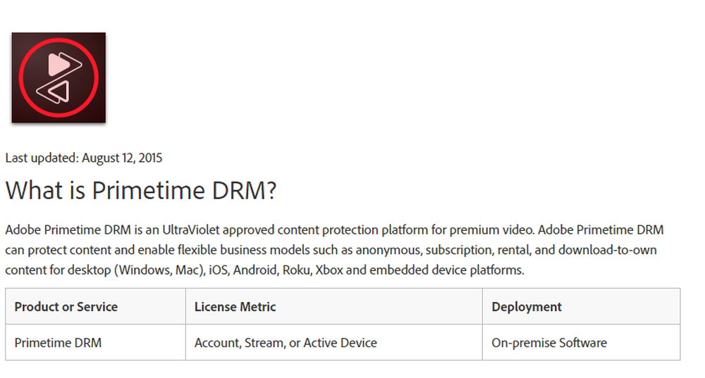 Primetime DRM Screenshot 1