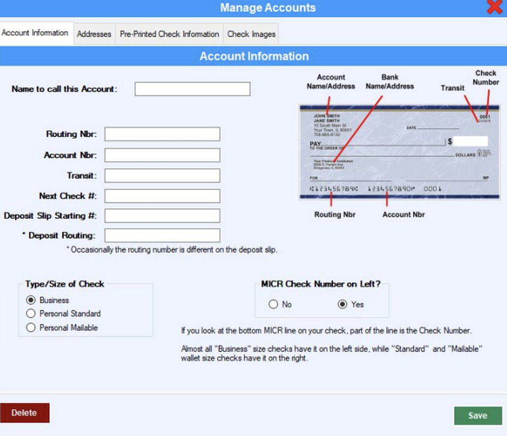 Print Checks Pro Screenshot 1