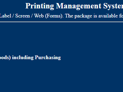 RGM Print Management Screenshot 2