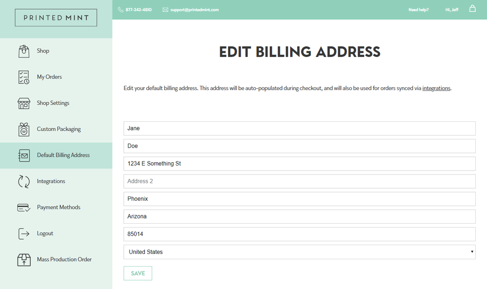 Printed Mint Screenshot 1