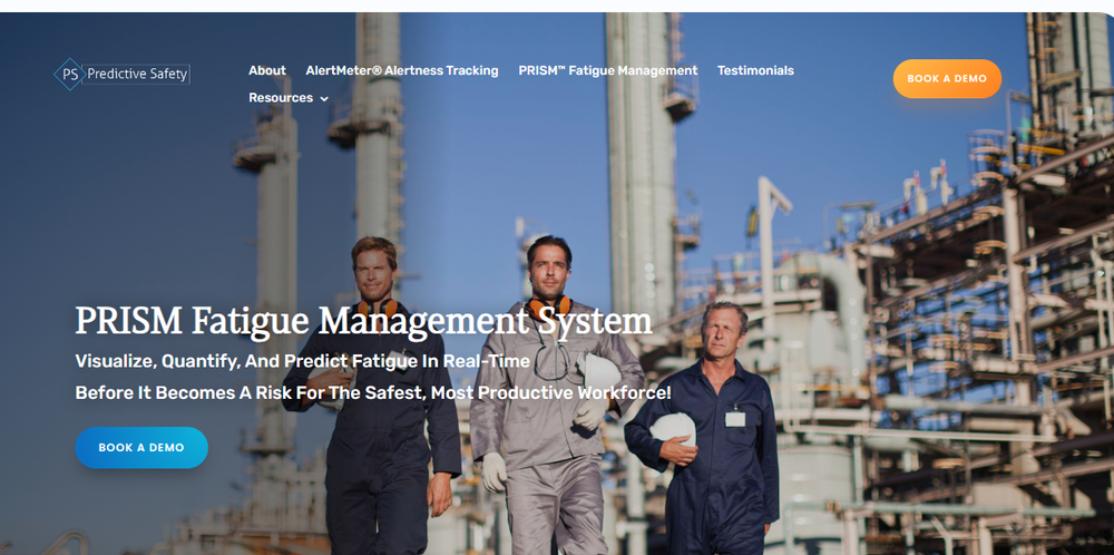 PRISM Fatigue Management System Screenshot 1