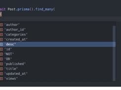 Prisma Client Python Screenshot 1