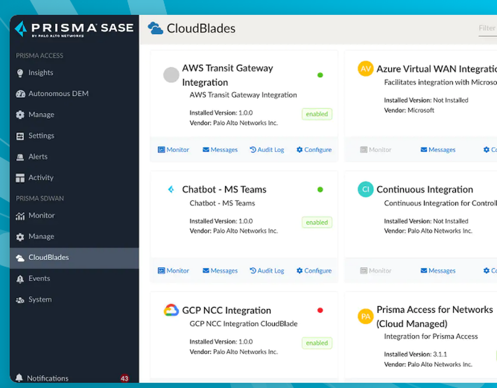 Prisma SD-WAN Screenshot 1