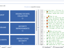 privacy.sexy Screenshot 1