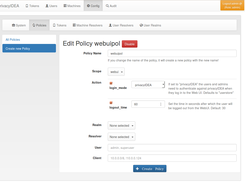 Edit a webui policy